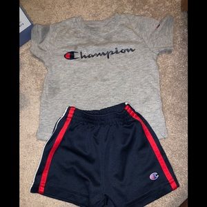 Champion 2pc short outfit